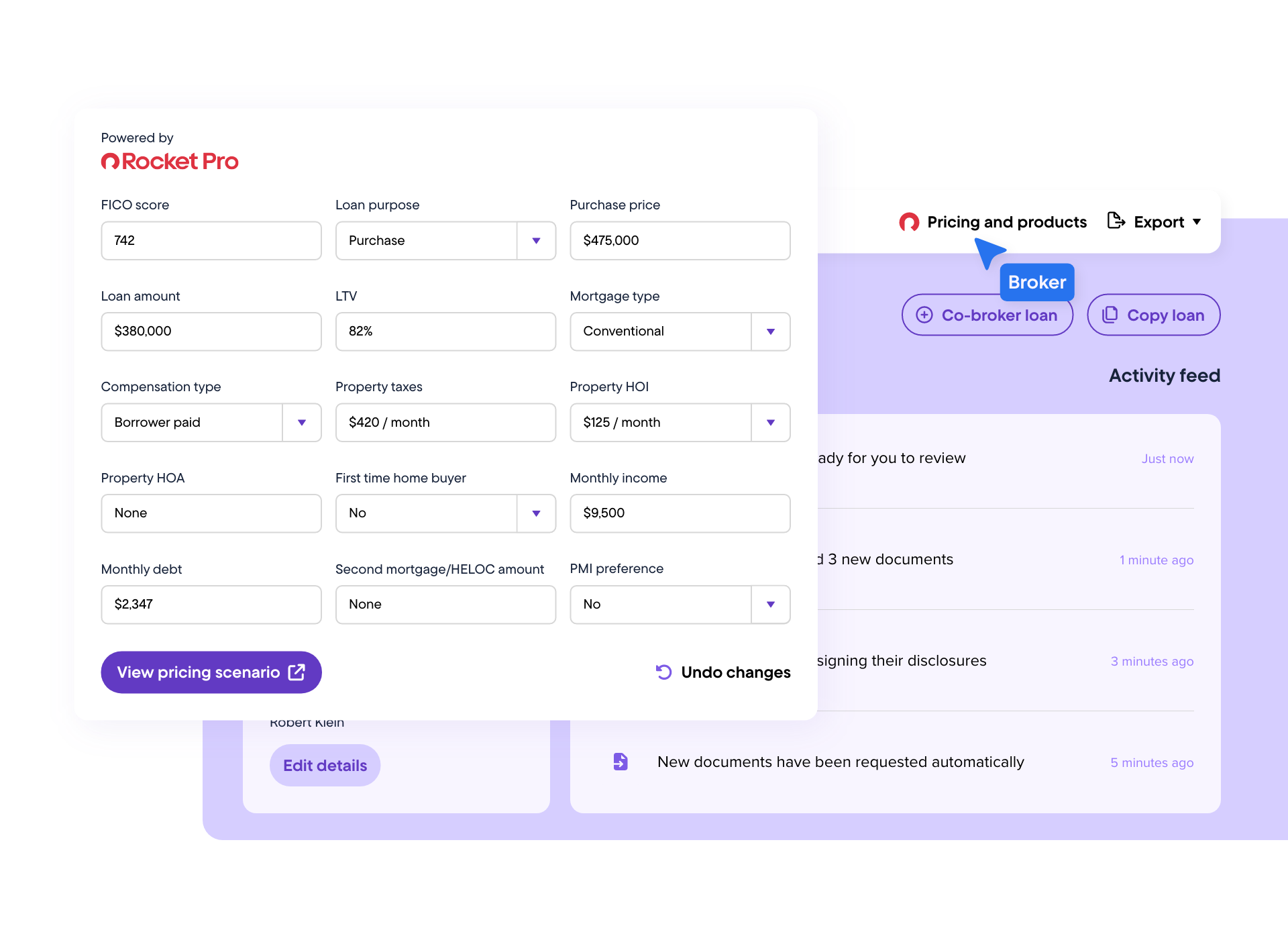Search across lender policies and rates in Jupiter, with product recommendations